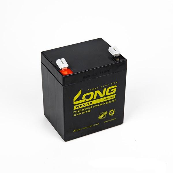 Ắc Quy Long 12V-5Ah WP5-12 - Chuyên Dùng Cho Nguồn Dự Phòng (UPS, Inverter, ...)