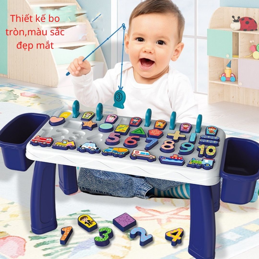 Đồ chơi câu cá từ tính kích cỡ lớn bảng logarit giáo dục sớm