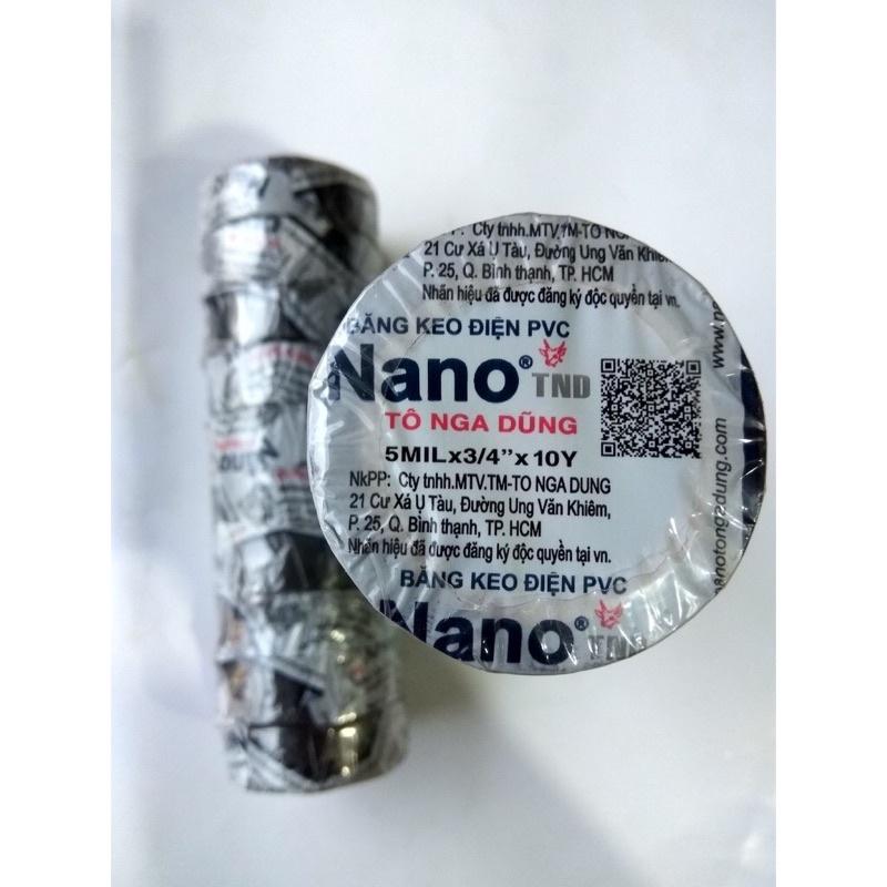 Băng dính điện Nano đen để bọc cách điện cho các chi tiết điện tử, dây điện, lõi điện và các ứng dụng khác