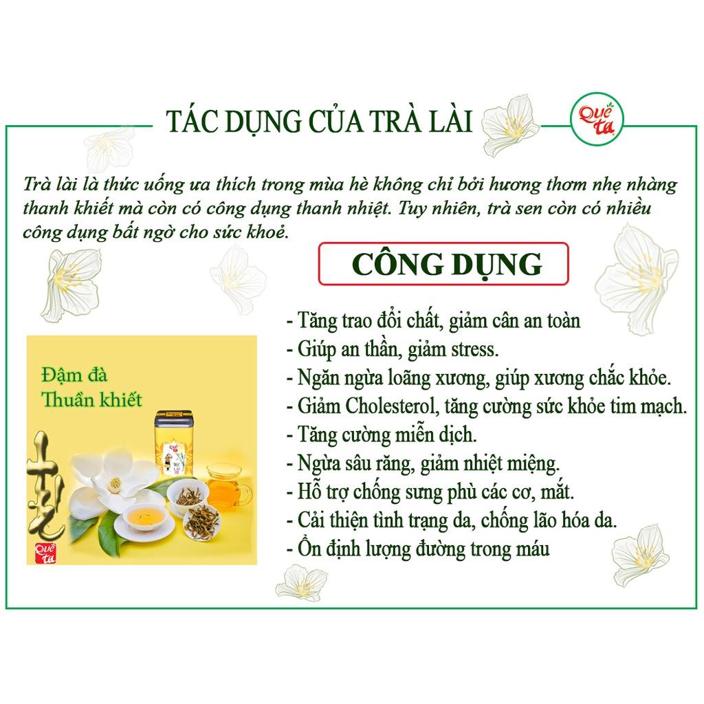 Trà lài Quê Ta, nguyên liệu làm trà sữa, trà đá, trà chanh ngon- Gói 70g, 1 gói - 6 gói