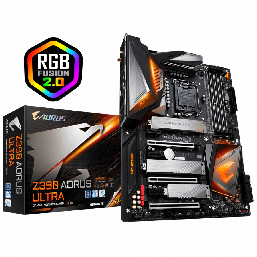 Bo Mạch Chủ Mainboard GIGABYTE Z390 AORUS Ultra  (SK1151) - Hàng Chính Hãng