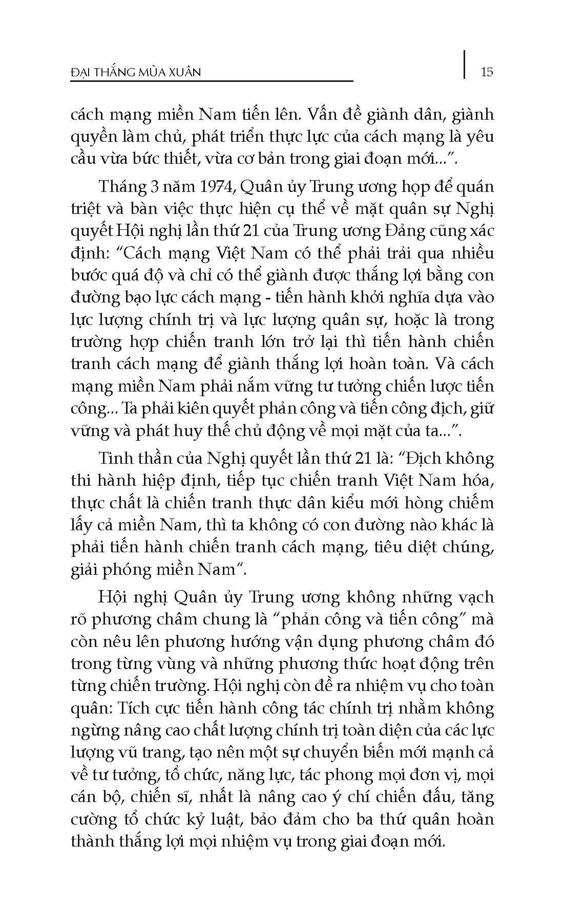 Đại Thắng Mùa Xuân - Đại tướng Văn Tiến Dũng