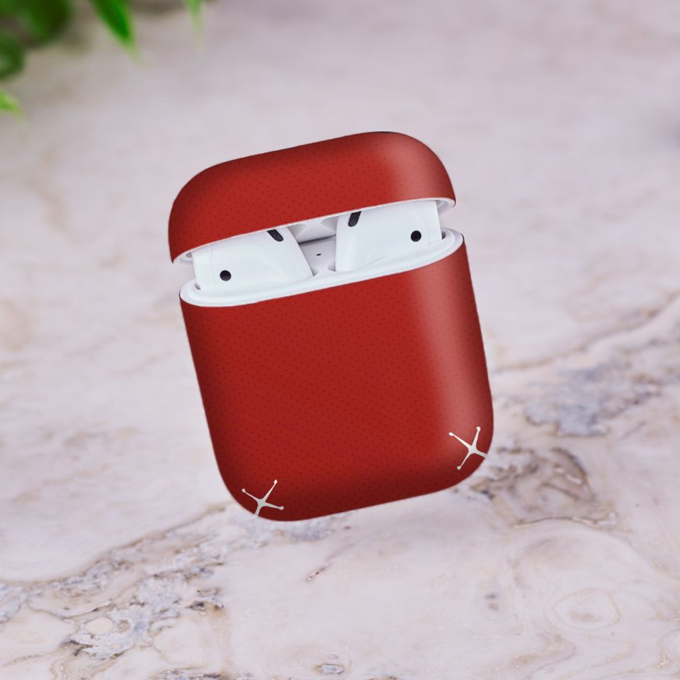 Miếng dán skin chống bẩn cho tai nghe AirPods in hình thiết kế - atk160 (bản không dây 1 và 2)