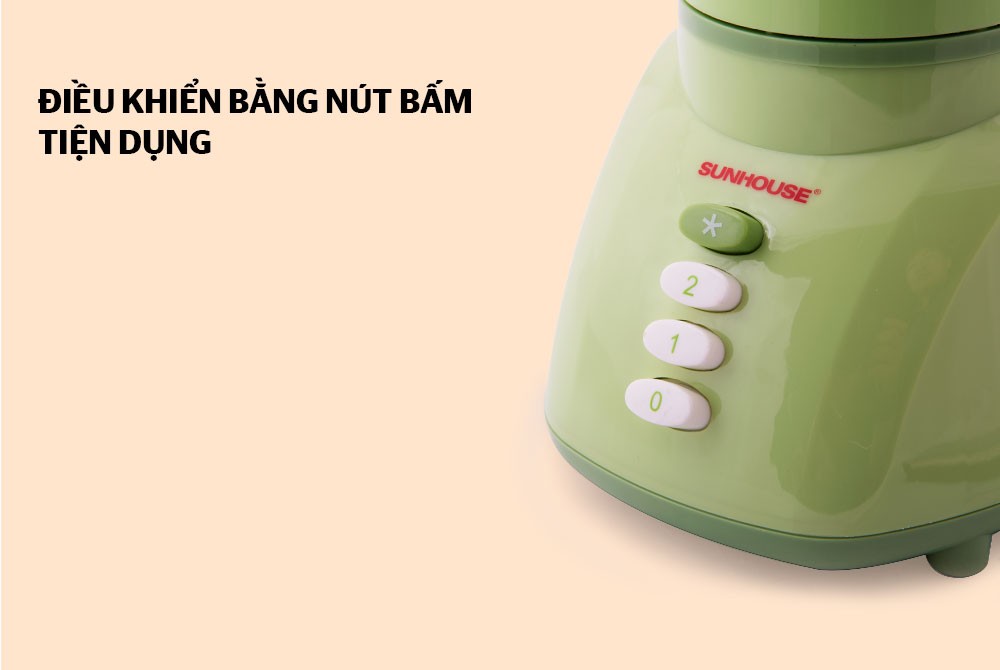 MÁY XAY SINH TỐ SUNHOUSE SHD5112 Xanh - Hàng Chính Hãng - Bảo Hành 12 Tháng Toàn Quốc