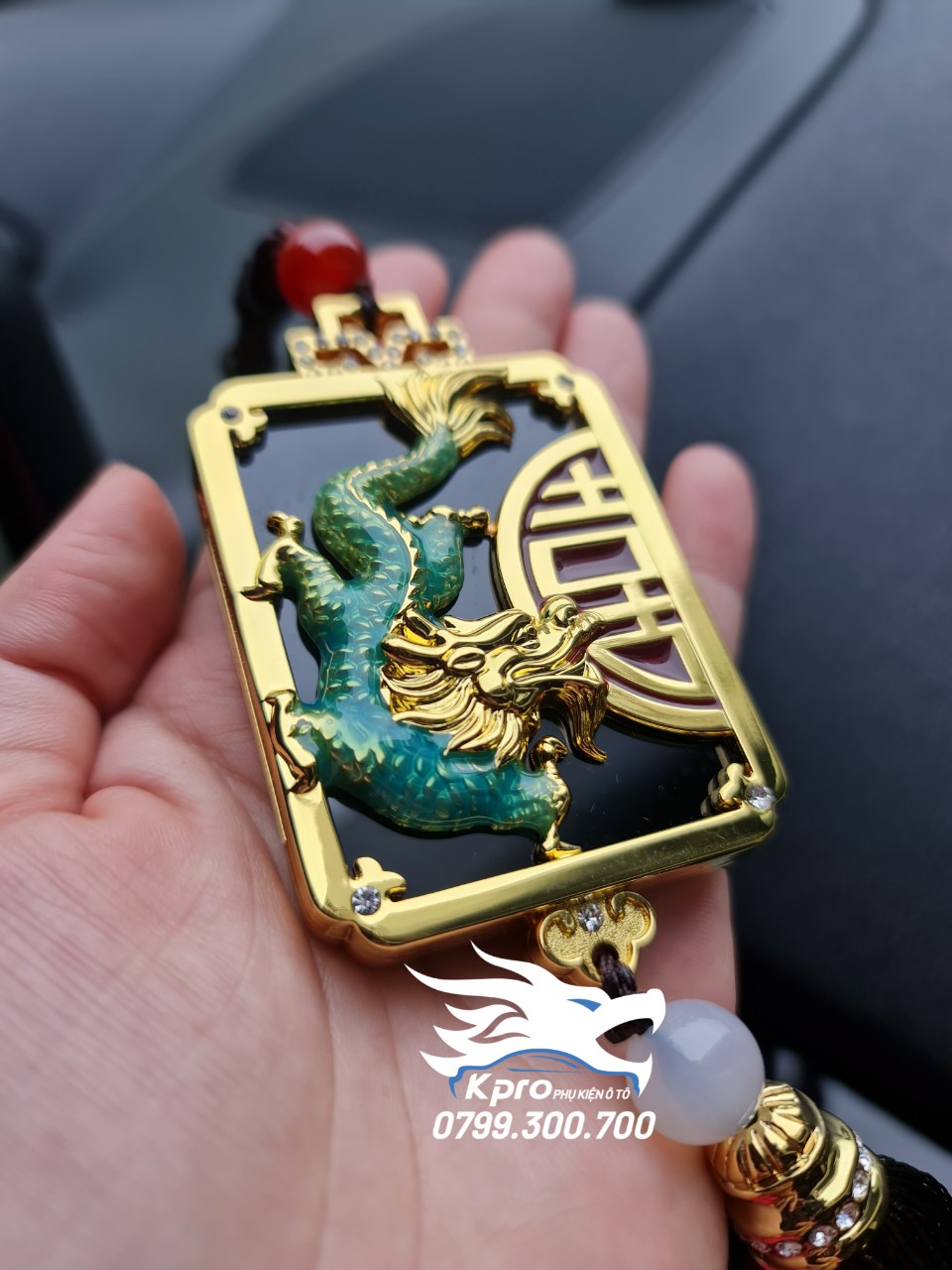 Dây treo thẻ bài rồng xanh - Hàng Kpro chất lượng cao