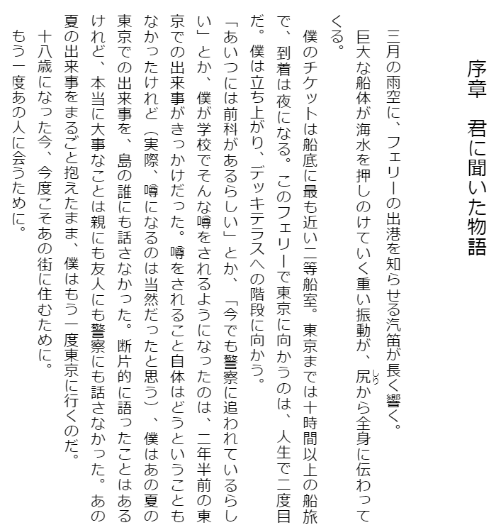 Shousetsu Tenki No Ko - Weathering With You