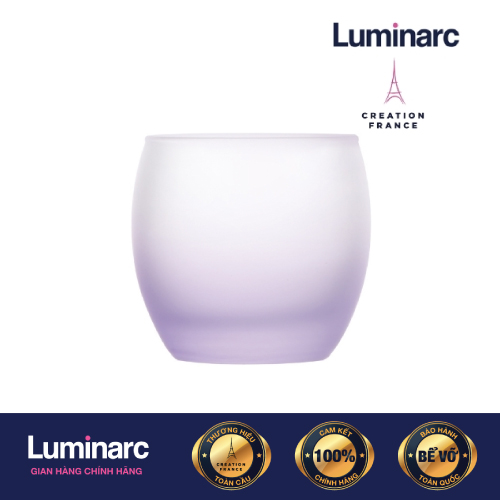 Bộ 2 Ly Thấp Thuỷ Tinh Luminarc Salto Frost Purple 320ml -  LUSAQ3173