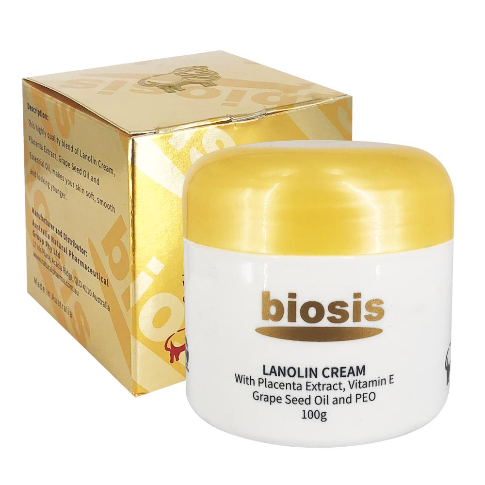 Kem Dưỡng Da Nhau Thai Cừu Biosis Lanolin Cream with Placenta Extract