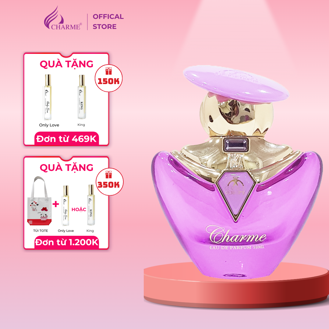 Nước hoa nữ thơm lâu, Charme Charm, hương nước hoa nữ nồng nàn, quyến rũ tinh tế, 50ml