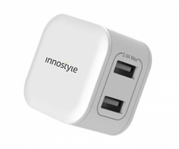 Hình ảnh SẠC INNOSTYLE MINIGO 2 USB A 12W SMART AI CHARGING – IC12SA - HÀNG CHÍNH HÃNG