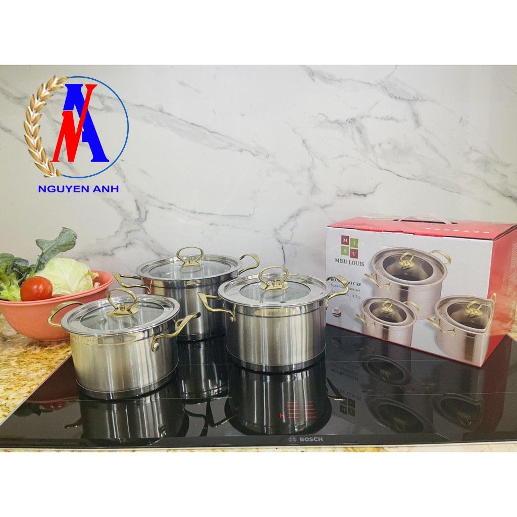 BỘ NỒI ĐỨC SET 3  MISU LOUIS