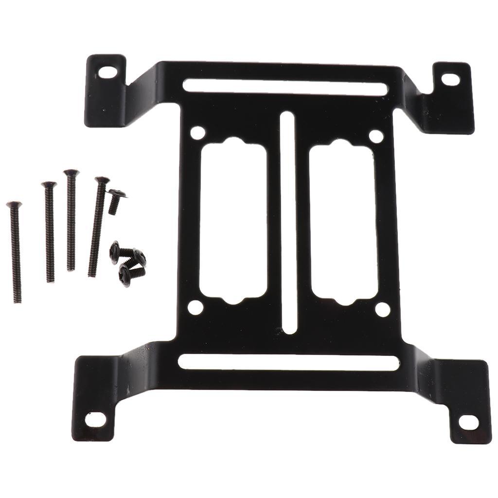 2Pcs 12cm Water Cooling Radiator Support Holder Water Pump Bracket Metal