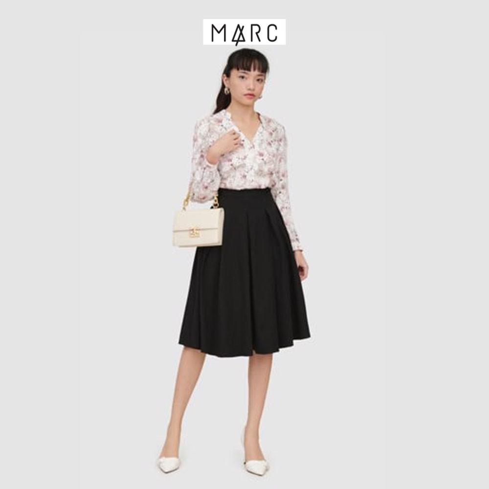 Váy nữ MARC FASHION midi xếp li hợp