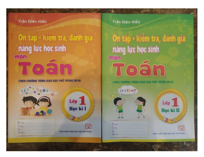 Sách - Combo Ôn tập - kiểm tra, đánh giá năng lực cho học sinh tiểu học môn Toán lớp 1