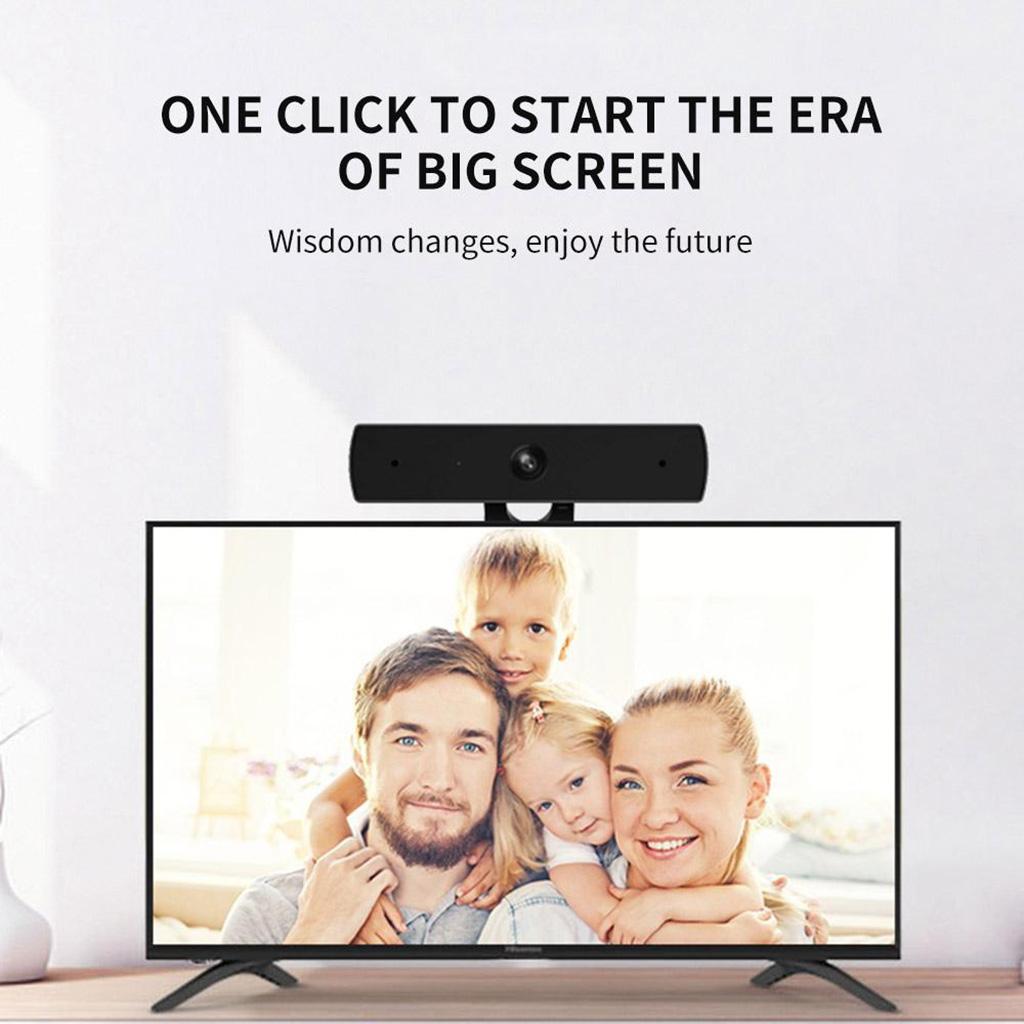 HD 1080P Webcam, USB Webcam for PC Laptop with Built-in Mic, Computer Web Camera for Family Video Chatting Video Conferencing