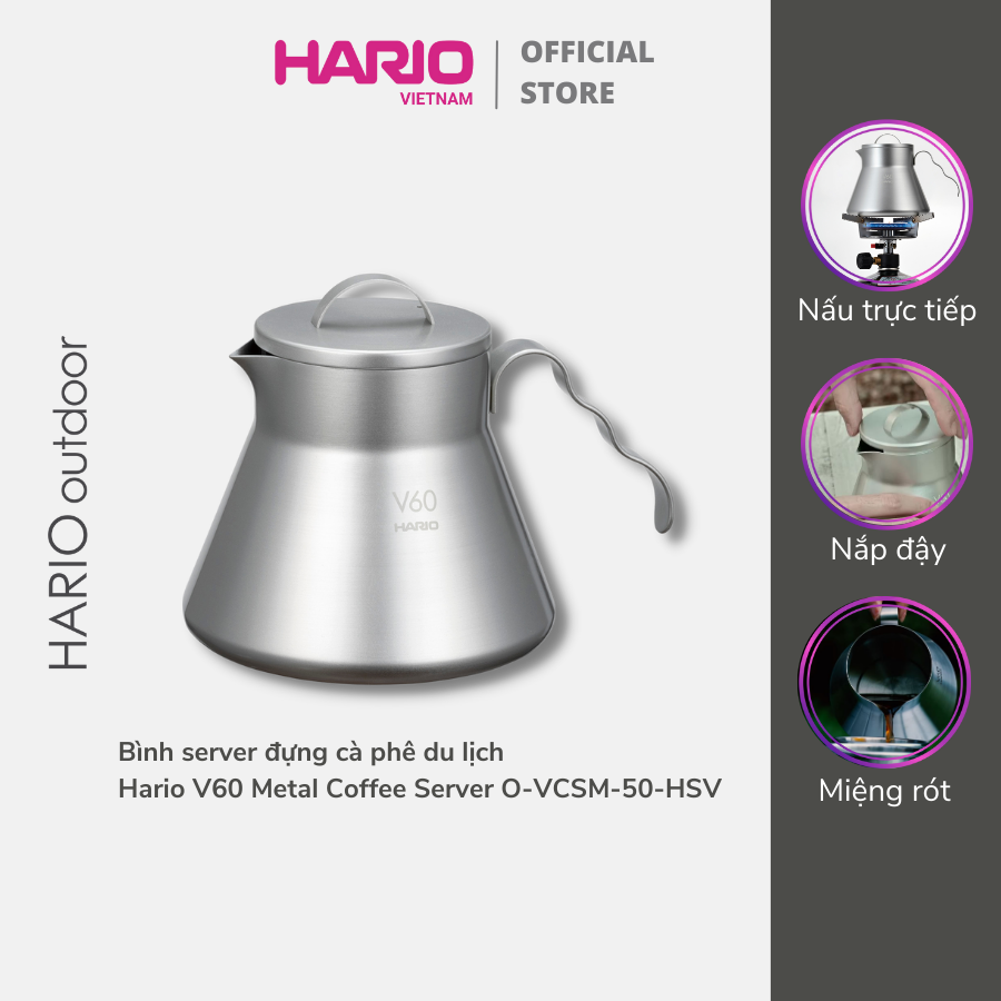 Bình đựng cà phê Hario 500ml O-VCSM-50-HSV