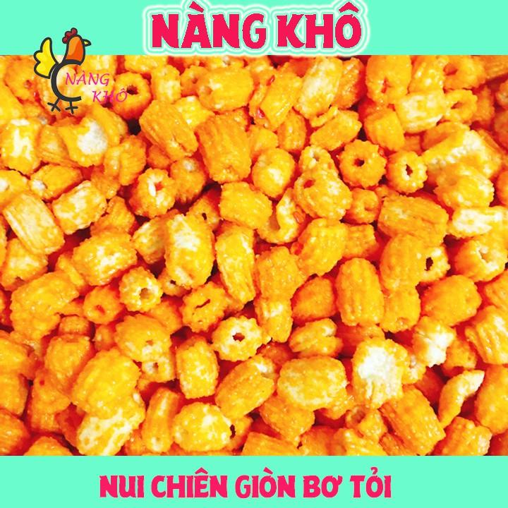 Nui chiên giòn bơ tỏi ( Giòn cay - đậm vị ) | Đồ ăn vặt Nàng Khô