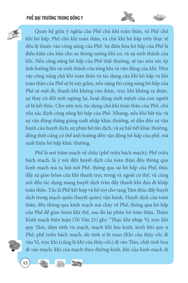 Sách Phế Đại Trường Trong Đông Y