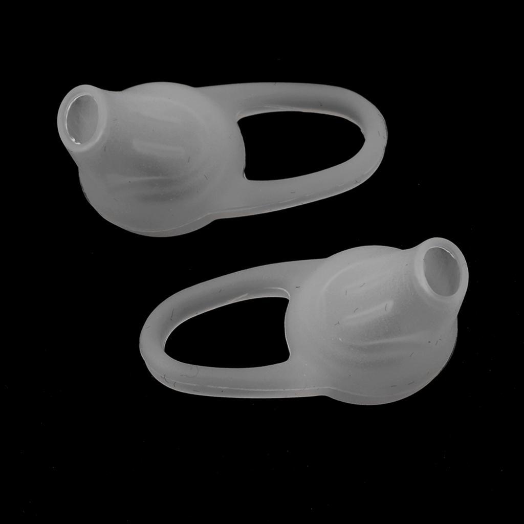 2X  Universal Silicone   Caps for Wireless Earphone White