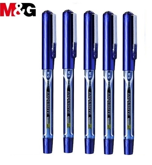 Combo 5 cây bút nước - bút gel 0.5mm M&G - AGP11535B mực xanh