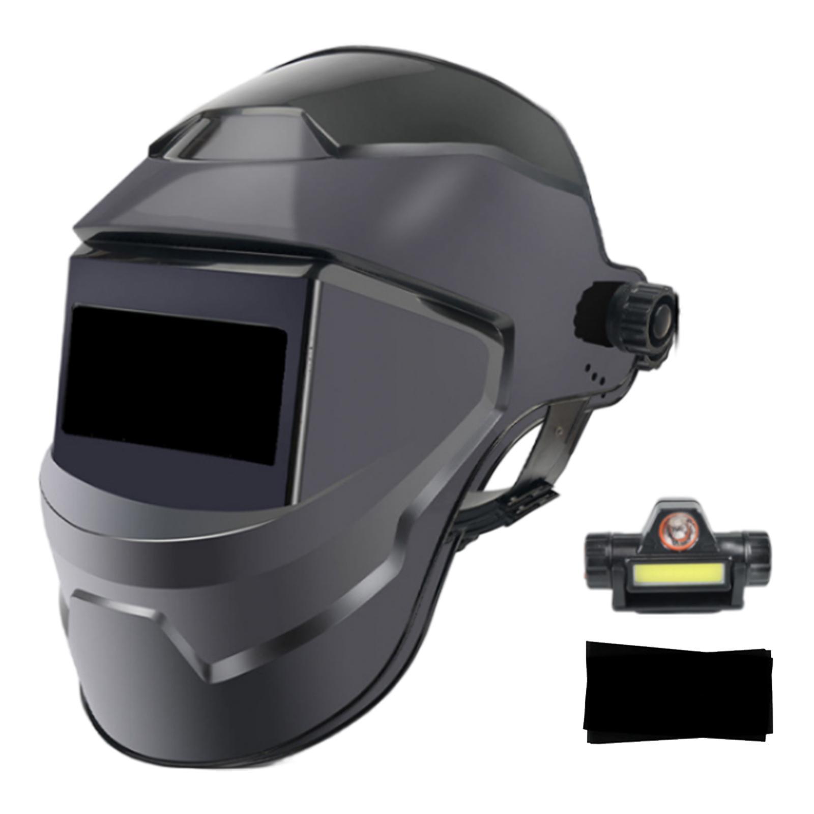 Solar Powered Welding  Large View True Color Welder Welding Face Cover