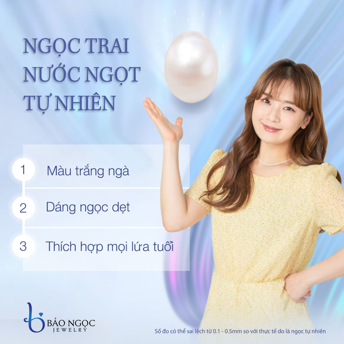 Dây Chuyền Ngọc Trai Hạt Nhí Jeanne, Mẫu Dây Chuyền Nữ Với Chốt Cài Hình Trái Tim Trước Và Sau Linh Hoạt, Mẫu Vòng Cổ Ngọc Trai Hiện Đại - DB2775 - Bảo Ngọc Jewelry