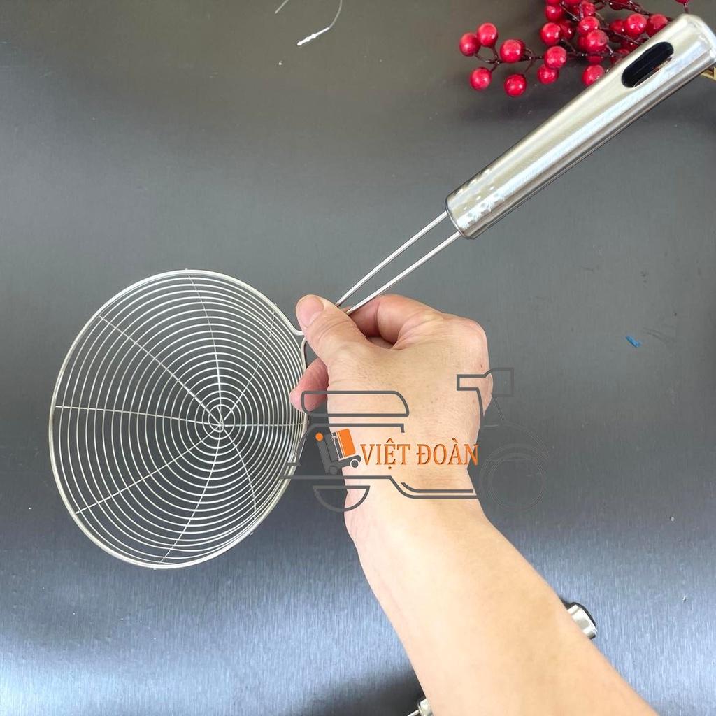 VỢT VỚT XƯƠNG, VỚT TRÂN CHÂU, VỢT CHIÊN THỰC PHẨM - inox chắc chắn.. Nhiều size. Dụng cụ làm bánh, nấu ăn