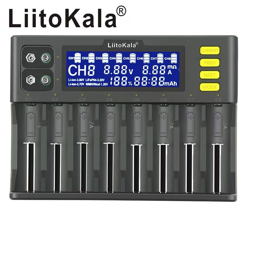 LIITOKALA LII-S8 Bộ sạc pin Li-ion 3.7V