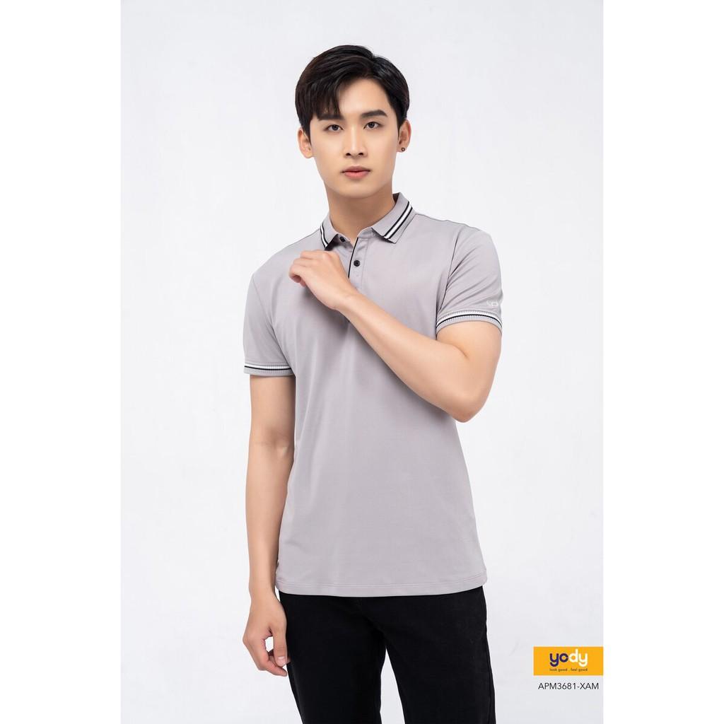 Áo Phông Polo Nam YODY Phối Bo Trẻ Trung Chất Liệu Coolmax Thoáng Mát - APM3681