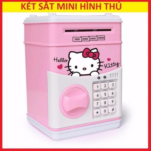 KÉT SẮT MINI THÔNG MINH ỐNG HEO ĐỰNG TIỀN TIẾT KIỆM CHO BÉ, MỞ BẰNG MẬT MÃ BẢO MẬT AN TOÀN - MẪU CUTE DỄ THƯƠNG