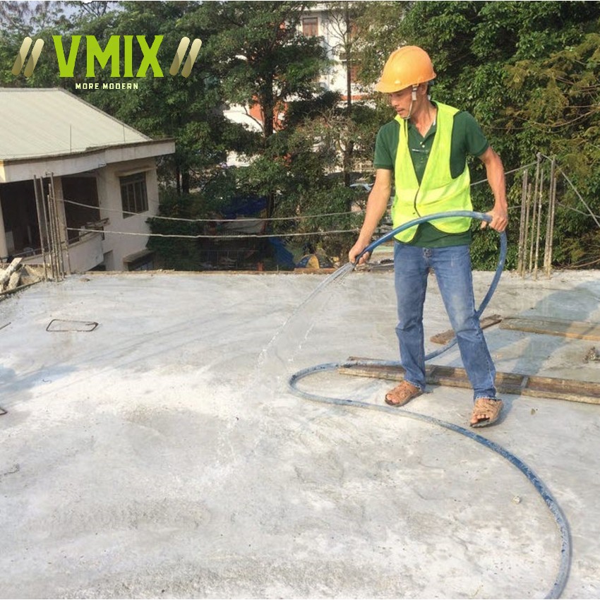 Phụ gia đông kết nhanh 7 ngày tháo cốt pha, rút ngắn thời gian thi công tăng khả năng chống thấm cho bê tông