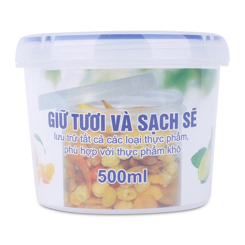 HỘP ĐỰNG THỰC PHẨM TRÒN 500ML SONG LONG