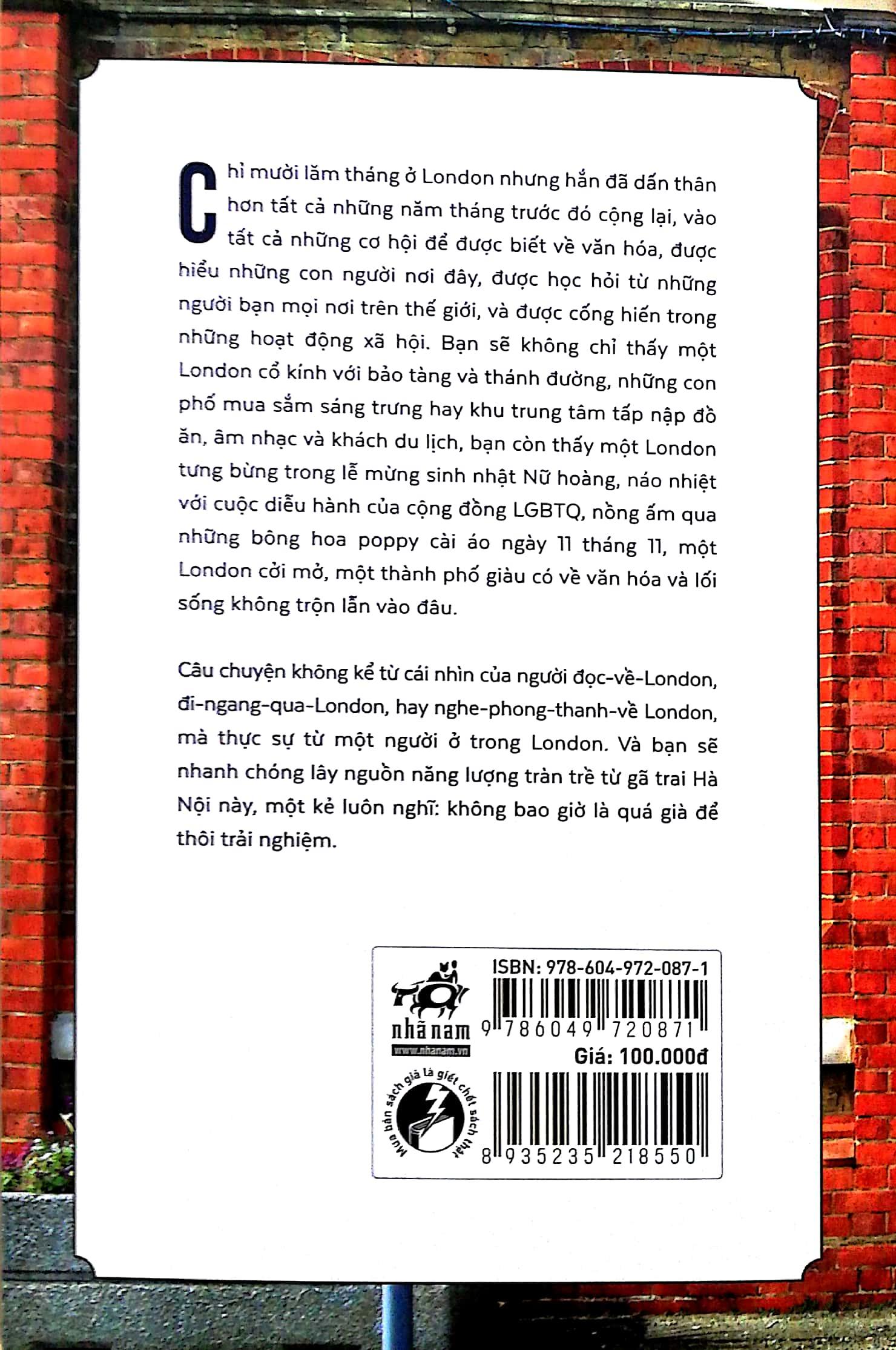 Sách Giai Hà Nội Lặn Lội London