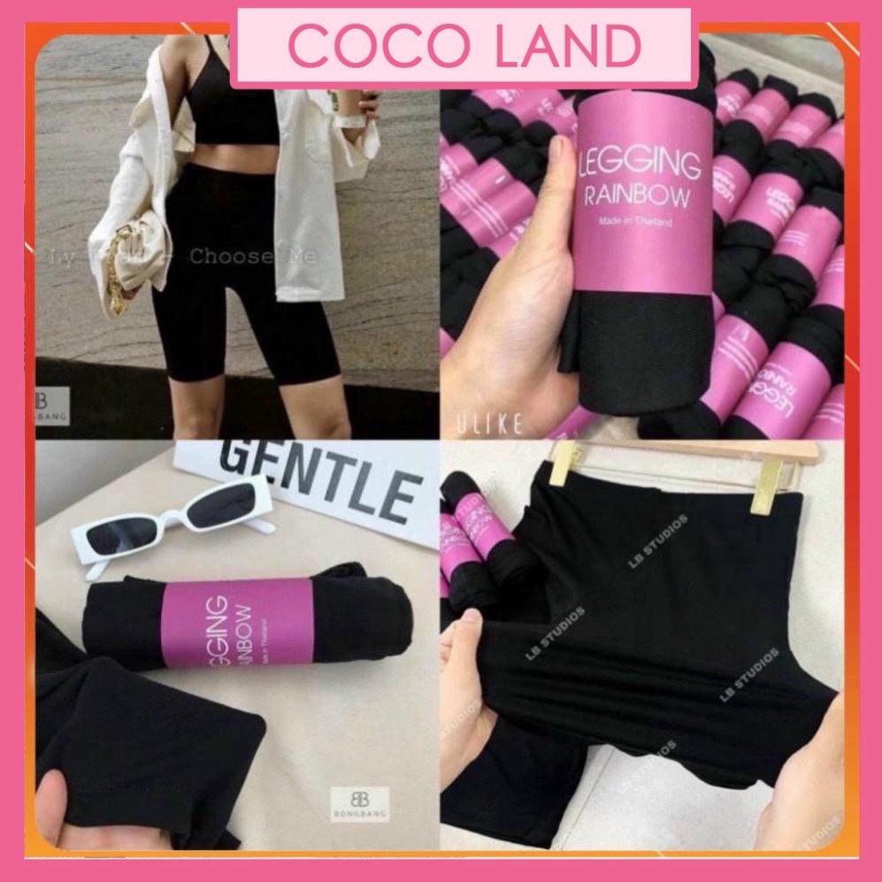 Quần legging ngố đùi cuộn tím con dãn dày dặn siêu Hot 2022 Q318 coco land chất đẹp hot deal