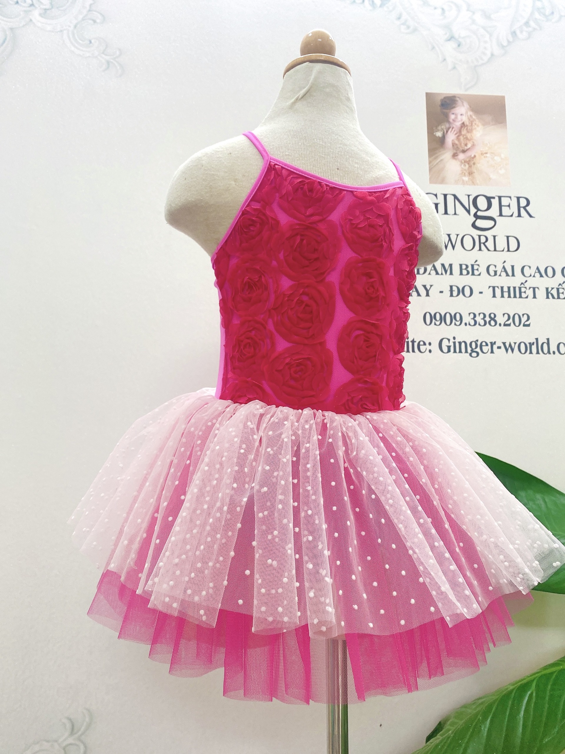 ĐẦM MÚA BALLET CHO BÉ PD388 GINGER WORLD