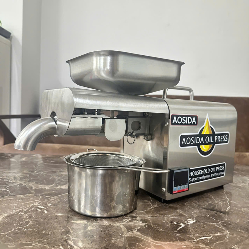 Máy Ép Dầu Thực Vật Gia Đình AOSIDA Mã A250 Thương hiệu Anh Quốc cao cấp, Công Suất Tới 1200W - Bảo hành 12 Tháng (Hàng Nhập Khẩu)