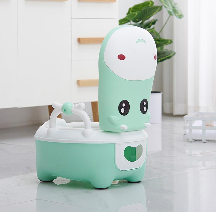 Bô vệ sinh cao cấp cho bé hình hà mã đáng yêu