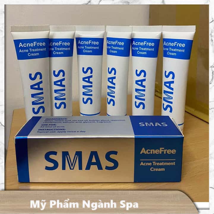 Kem Ngừa Mụn Smas AcneFree Acne Treatment Cream 25g -Smas skincare for prevent acne mẫu mới