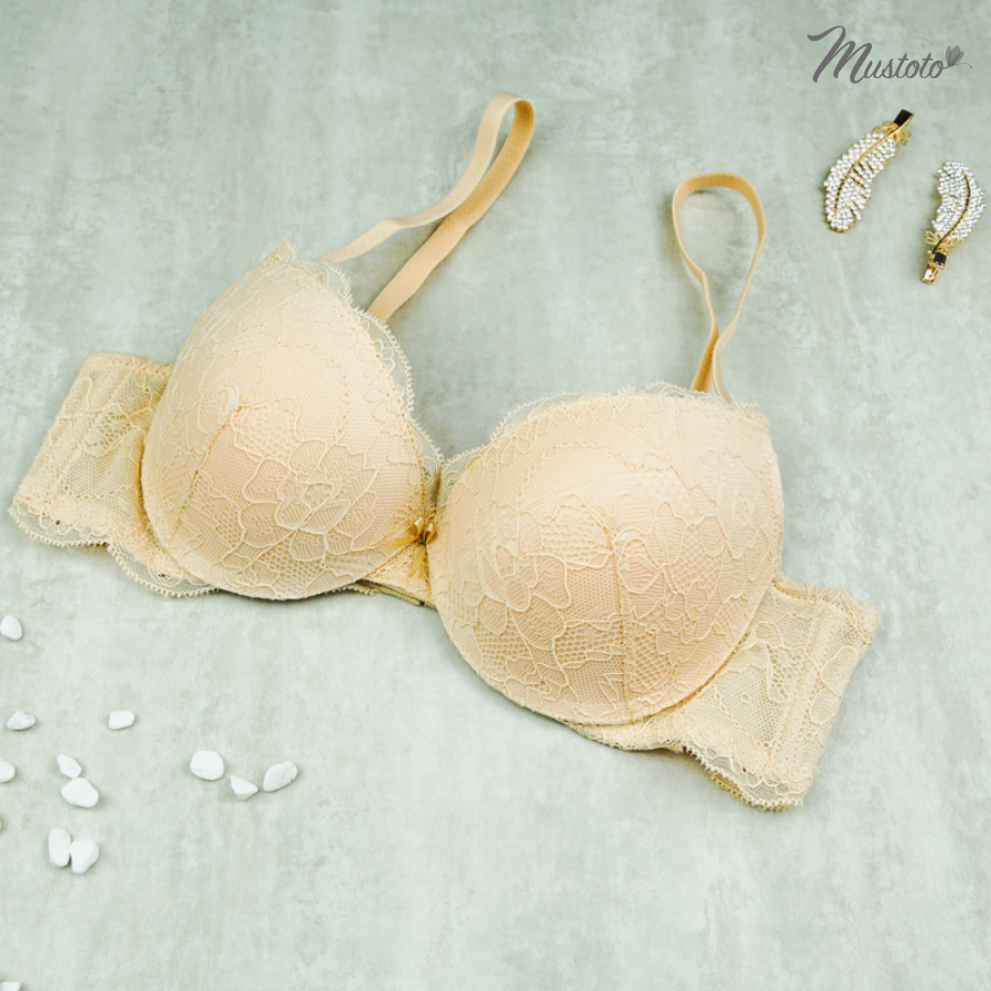 Áo Lót Nữ Ren Mút Vừa Nâng Ngực Bra Tuberose
