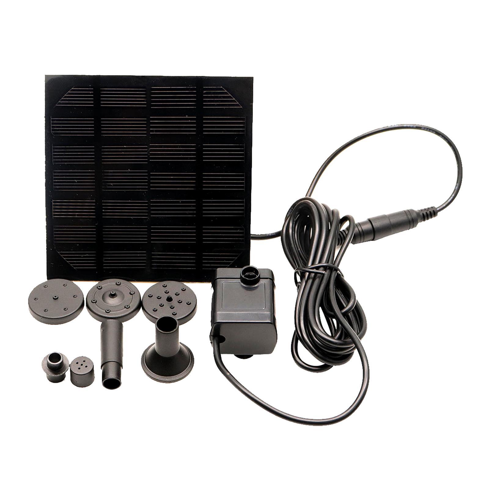 With Panel Water Pump for Bird Bath Solar Panel .5W