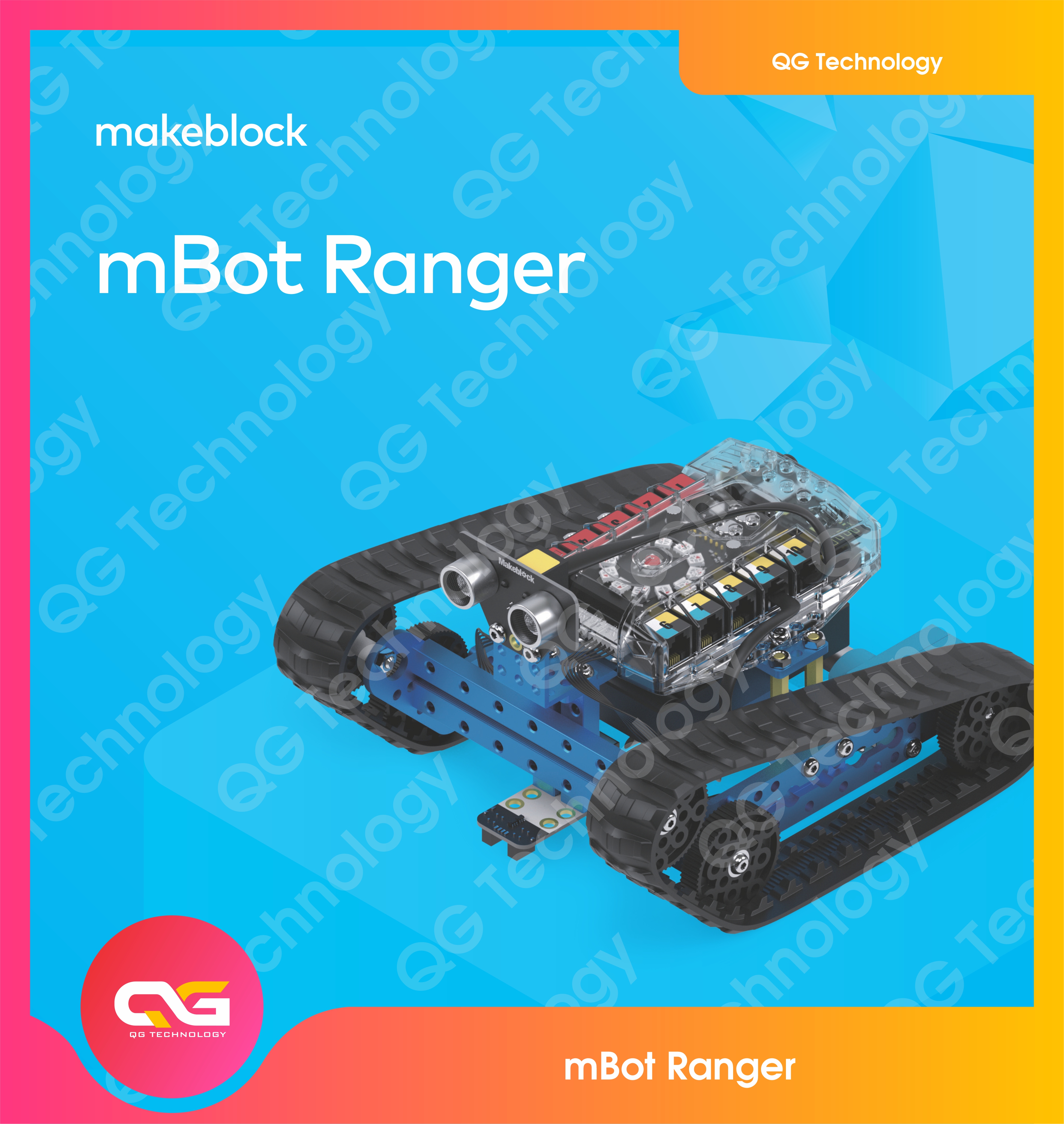 Robot mBot Ranger Robot Kit (Bluetooth Ver) - Robot lập trình cho trẻ 7 tuổi trở lên