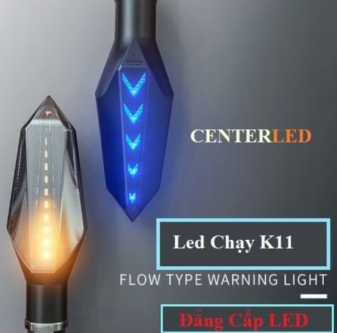 BỘ 2 ĐÈN LED XIN NHAN CHẠY ĐUỔI CỰC ĐẸP MẪU MỚI LẮP XE MÁY