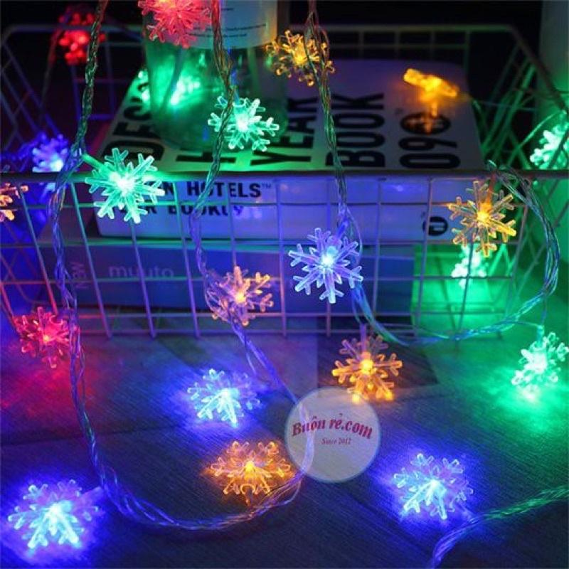 Đèn led bông tuyết đủ màu 3 mét