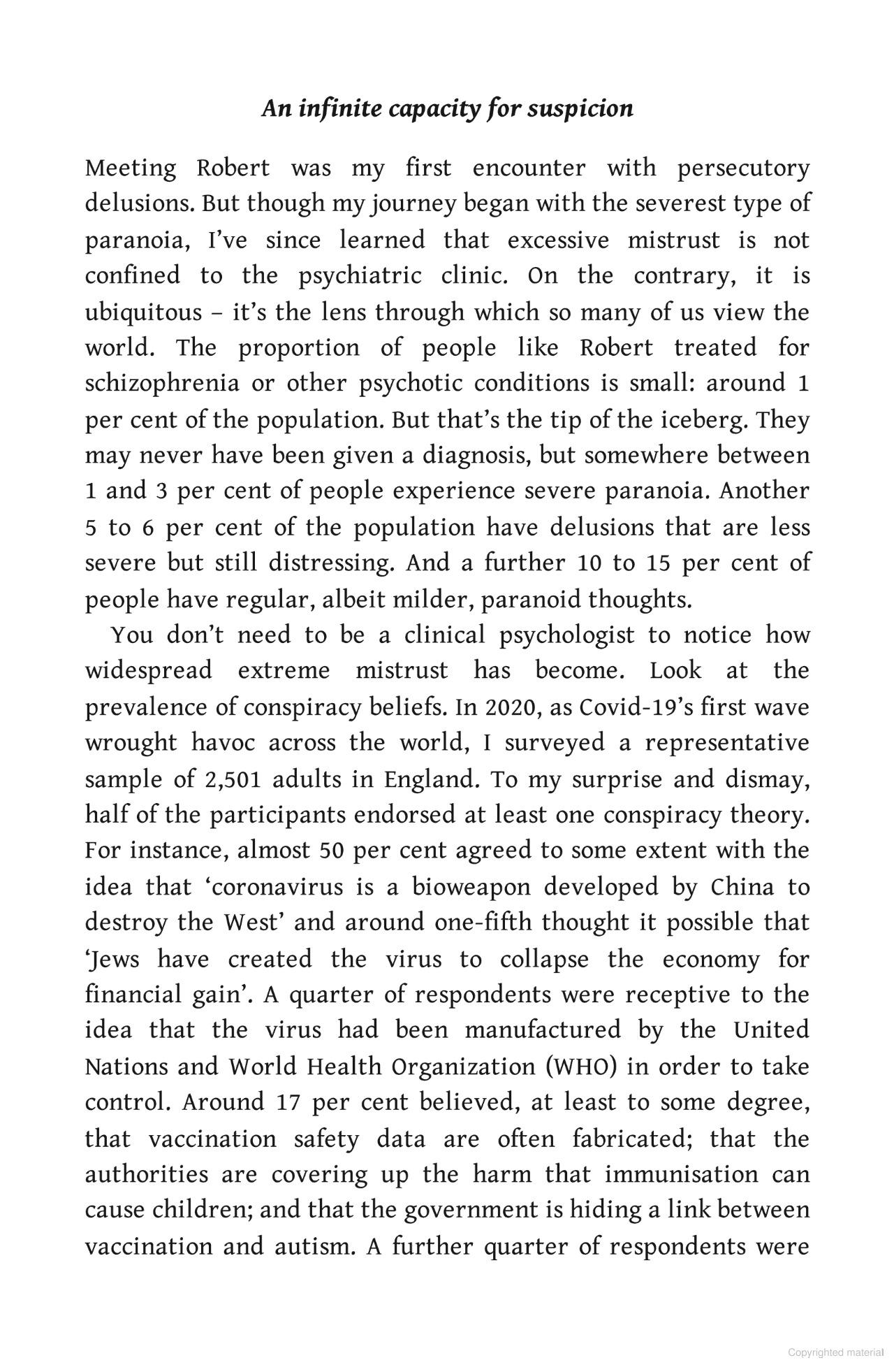 Sách ngoại văn: Paranoia - A Journey Into Extreme Mistrust And Anxiety