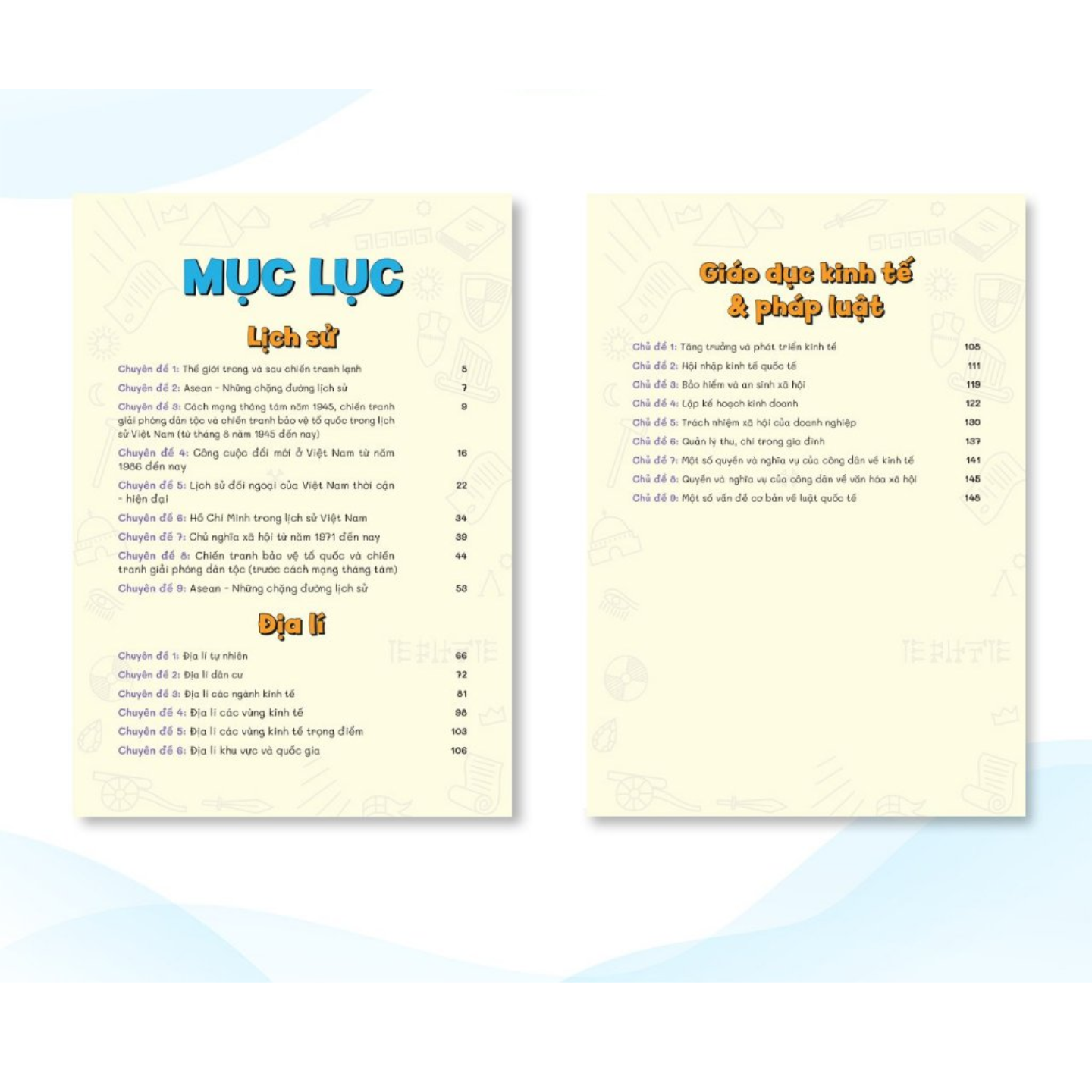 Sách - Sổ tay kiến thức Xã hội: Sử-Địa - GD Kinh tế &amp; Pháp luật theo chương trình mới