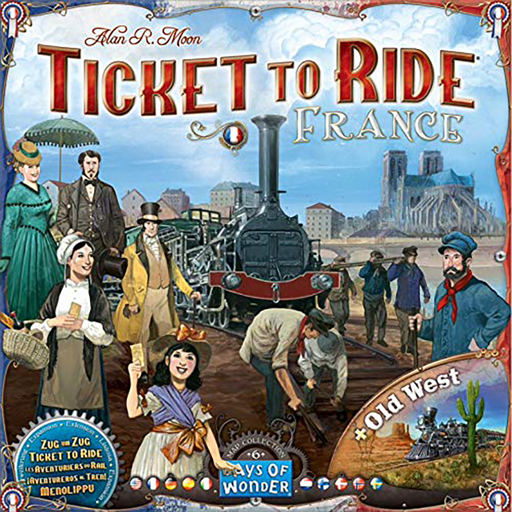 Bộ Board Game Ticket to Ride Phiên Bản France Family