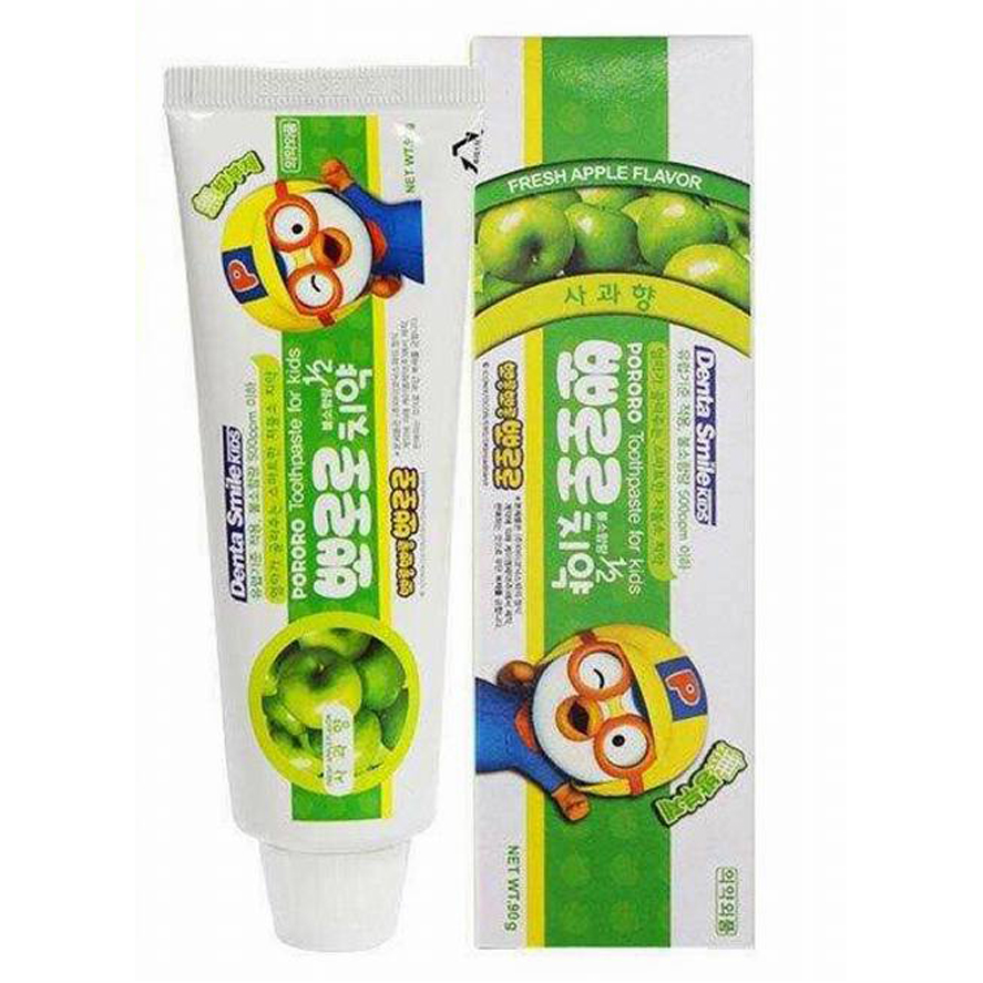 Kem đánh răng Pororo hương táo 75g tặng kèm móc khoá