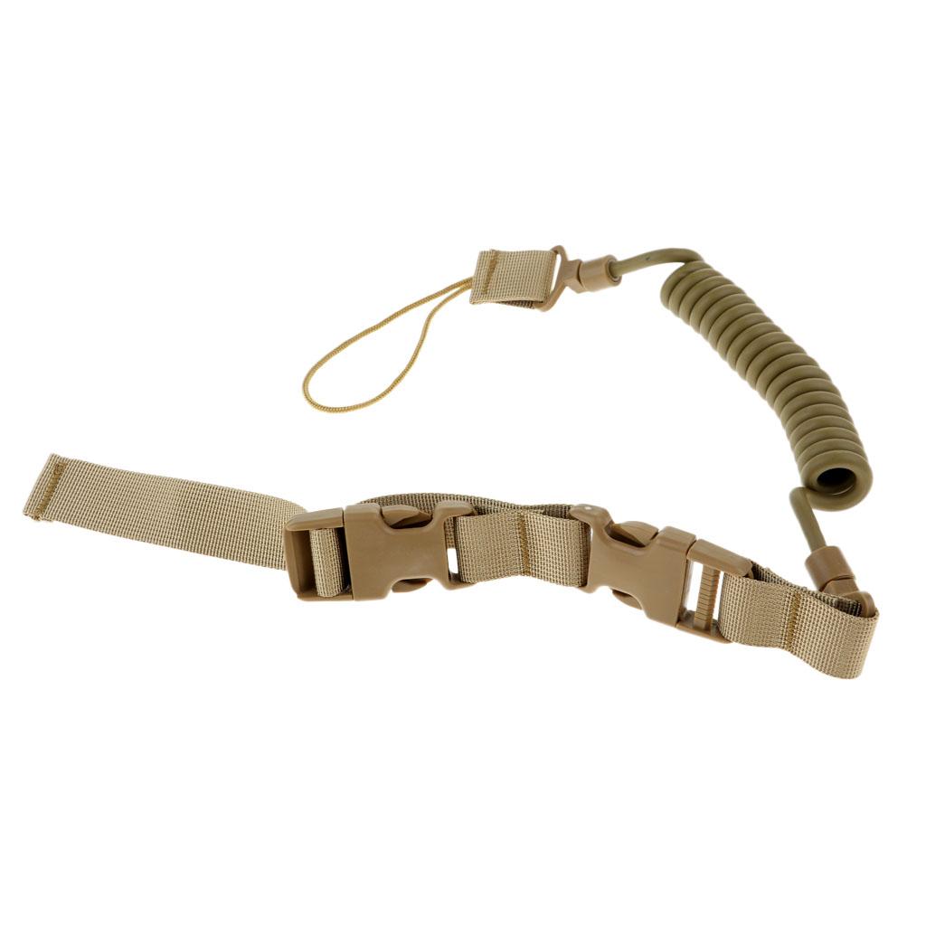 Outdoor Multi-functional Hunting Stainless Steel Spring Lanyard Safety Rope & Keys Flexibility Anti-lost