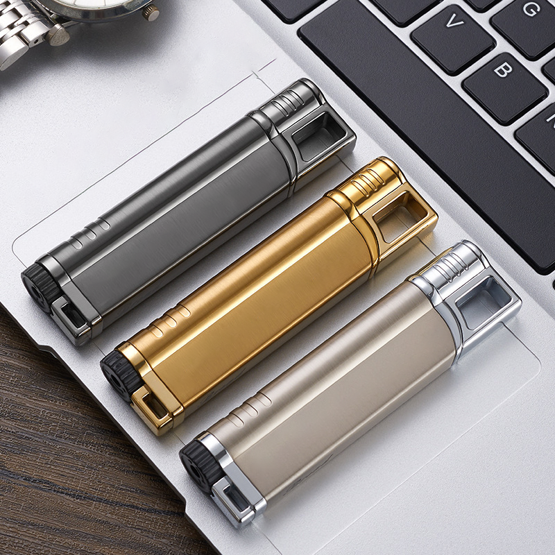 Bật Lửa Khò Broad Lighter BD426 Hột Quẹt Khò Tia Lửa Xanh - Xài Gas