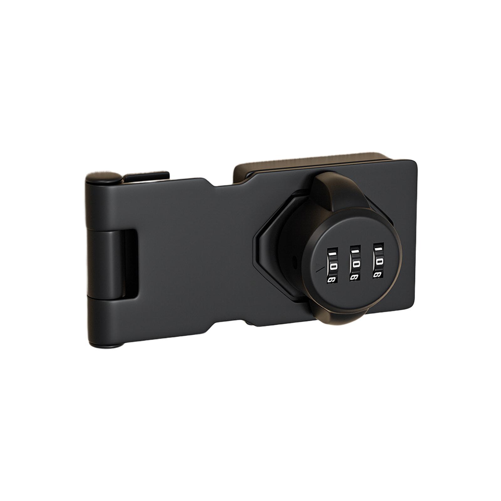 Mechanical Password Door Lock, Sliding Door Lock, Keyless Cabinet Password Hasp Lock, Drawer Lock, Refrigerator Lock